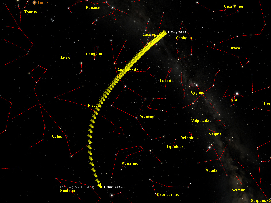 Mappa della Cometa