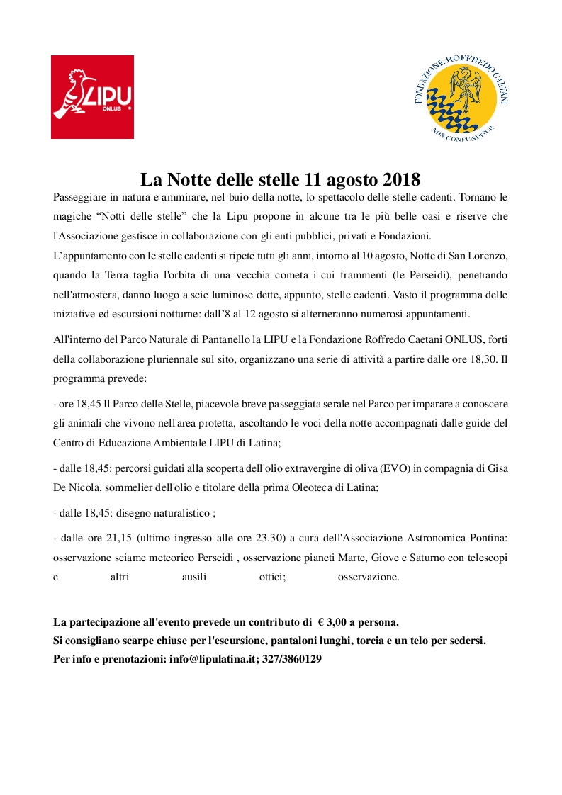 Manifesto evento
