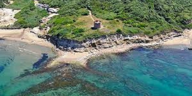 Veduta aerea di Tor Caldara