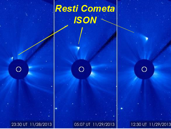 Uscita dal Sole Cometa ISON