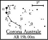 costellazione della Corona Australe