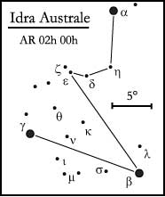 costellazione dell' Idra Australe